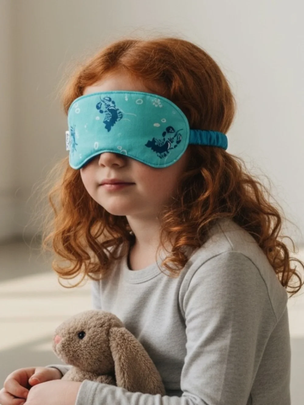 Blue Crab Theme Kids Sleep Mask
